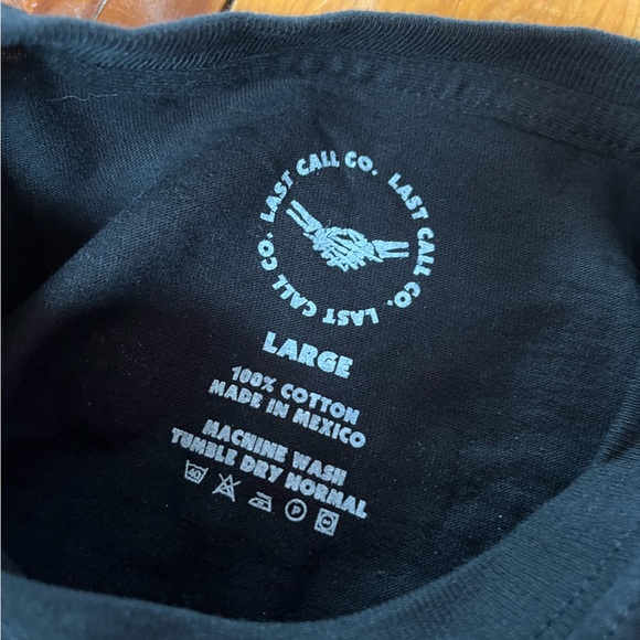 Men’s Large Black Tee - Last Call Co. - Picture 6 of 8